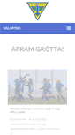 Mobile Screenshot of grottasport.is